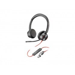 Poly Headset Blackwire 8225 Stereo USB-C +USB-C/A Adapter (8X223AA)