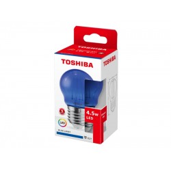 TOSHIBA LED FILAMENT COLOR BLUE G45 E27 4.5W