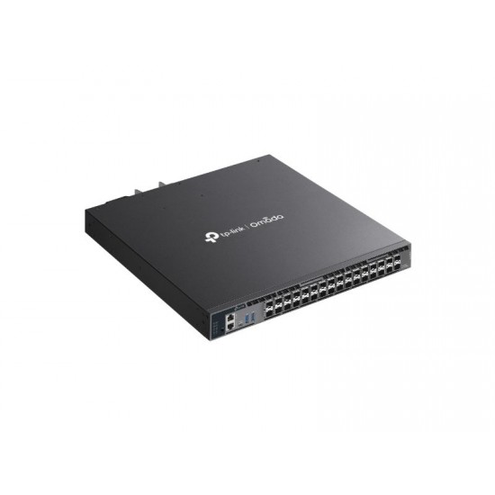 TP-Link Omada 26-Port 10G Stackable L3 Managed Aggregation Switch with 6 25G Slots SX6632YF