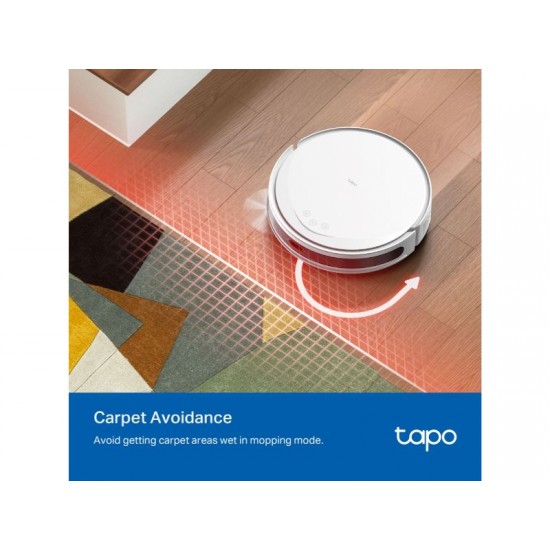 TP-Link TAPO 5300Pa Suction MagSlim™ Robot Vacuum and Mop with and Auto- Empty Dock (TAPO RV20 Max Plus White)
