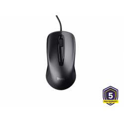 MOUSE USB TRUST CARVE BLACK 23733