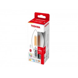 TOSHIBA LED FILAMENT C35 E14 4.5W 2700K DIMMABLE