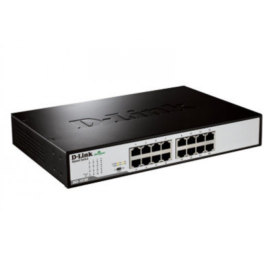 D-Link 16-Port Gigabit Unmanaged Desktop Switch (DGS-1016D)