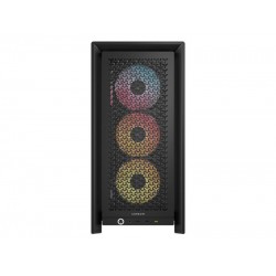 CORSAIR Case 4000D FRAME LCD ARGB (Mid-Tower, TG, Black) - PN CC- 9011326-WW