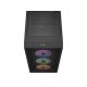 Corsair Mid Tower ATX Case 3000D RGB Airflow Windowed Tempered Glass - Black - CC-9011255-WW