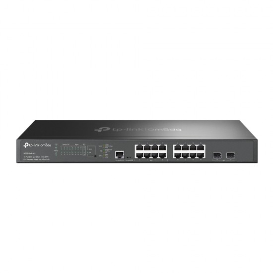 Tp-Link Omada 16-Port 2.5G and 2-Port 10GE SFP+ L2+ Managed Switch with 8-Port PoE+ (SG3218XP-M2)