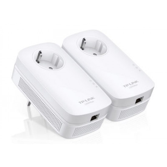Tp- Link AV1300 Gigabit Passthrough Powerline Starter Kit (TL-PA8010P KIT)