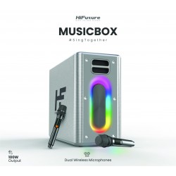 HiFuture Music Box Silver Party Bluetooth Speaker