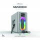 HiFuture Music Box Silver Party Bluetooth Speaker