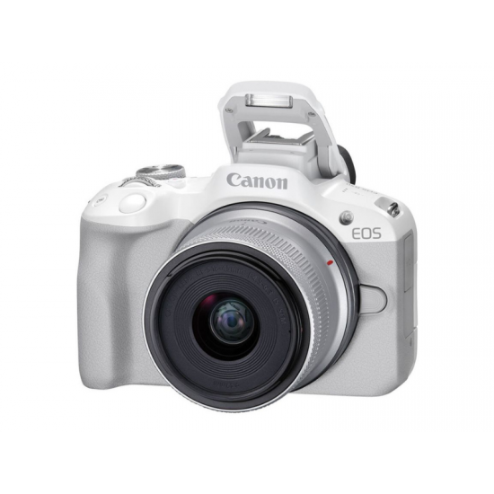 Canon EOS R50 WH + RFS18-45 S SEE