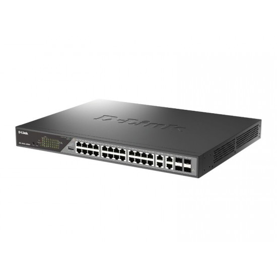 D-Link Switch Managed 28-Port PoE++ 4 SFP Ports (DSS-200G-28MPP)