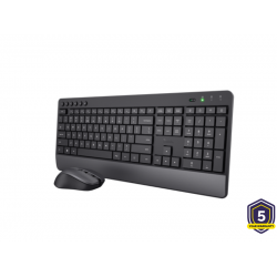 TRUST TREZO WIRLESS DESKSET ECO GR 24918