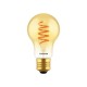 TOSHIBA LED FILAMENT SPIRAL AMBER A60 E27 4.9W 2200K DIMMABLE