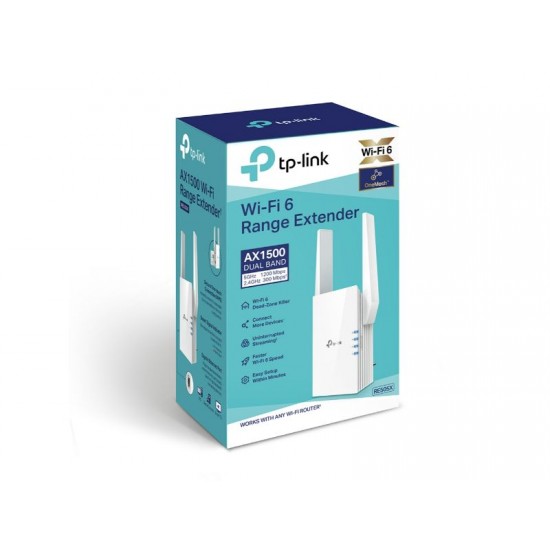 Tp-Link AX1500 Wi-Fi Range Extender (RE505X)