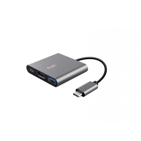 USB-C ADAPT TRUST DALYX 3-IN1 23772
