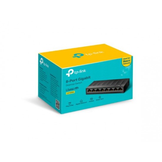 Tp-Link 8-Port 10/100/1000Mbps Desktop Switch (LS1008G)