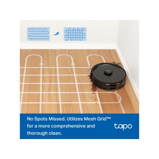 TAPO 5300Pa Hyper Suction Robot Vacuum <(>&<)> Mop + Smart Auto-EmptyDock