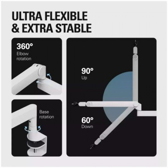 Corsair ELGATO Wave Microphone Arm Pro White