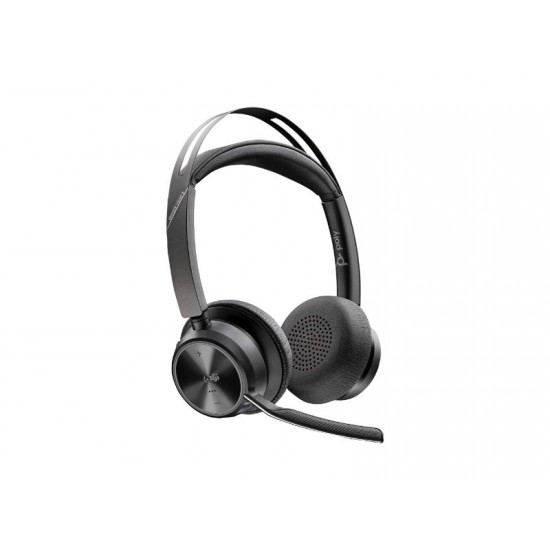 Poly Voyager Focus 2 Microsoft Teams Certified USB-C-C Headset +USB-C/A Adapter (9T9J4AA)