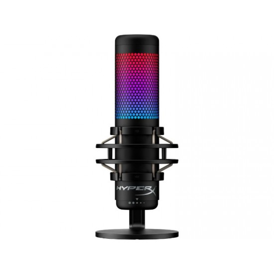 HyperX QuadCast S USB Microphone - RGB Lighting - Black/Grey - 4P5P7AA