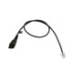 Jabra QD Cord to RJ45 straight 0,5 meters (8800-00-88)