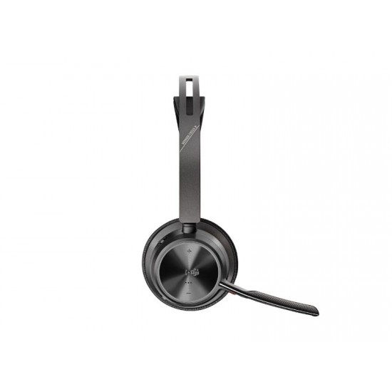 Poly Voyager Focus 2 Microsoft Teams Certified USB-C-C Headset +USB-C/A Adapter +Charging Stand (9T9J6AA)
