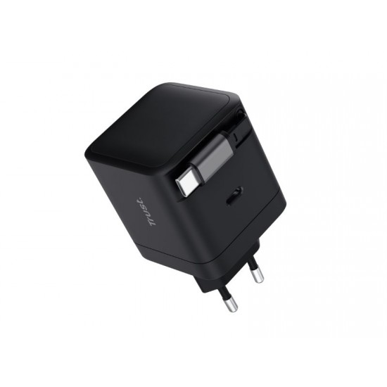 Trust Maxo 65W Retract USB-C PD Charger - 25805