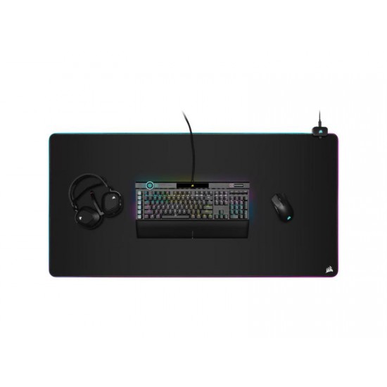 CORSAIR Cloth Gaming Mouse Pad MM700 RGB Extended 3XL/Desk Mat - Black