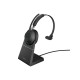 Jabra Evolve2 65 Headset Link380/390a MS Mono Stand Black (26599-899- 989)