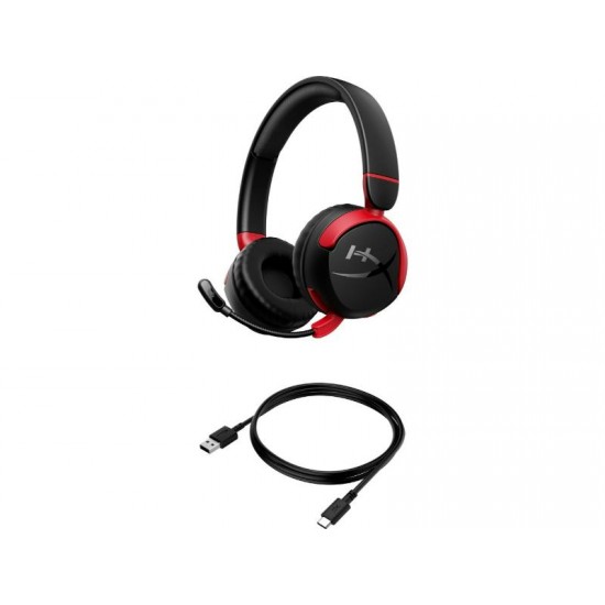 HyperX Cloud Mini On Ear Wireless Gaming Headset Black/Red - 7G8F1AA