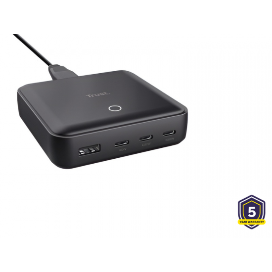 GHARGER NB TRUST MAXO 100W 4Port USB A-C