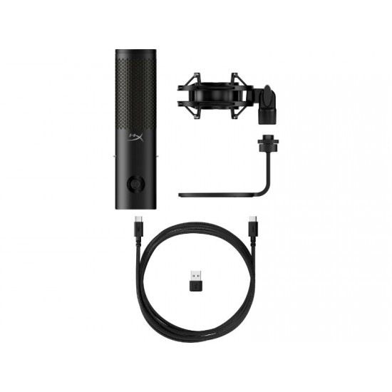 HyperX QuadCast 2 S USB Microphone - RGB Lighting - Black - 9A273AA