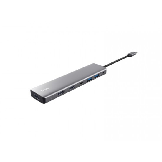 Trust adapter USB-C DALYX 7-IN-1 / 2 C - 2 USB - 3 HDMI 25661