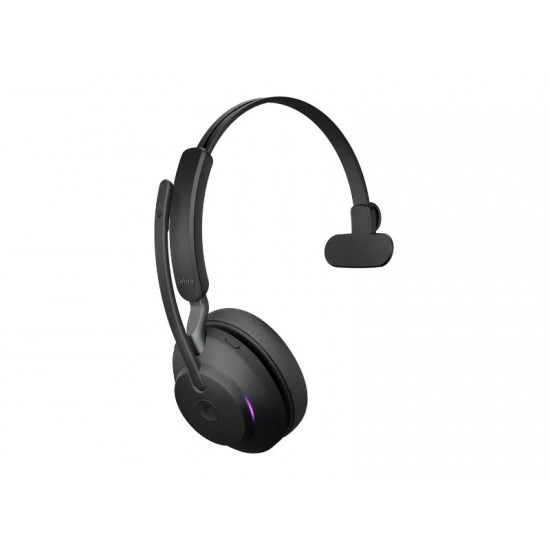 Jabra Evolve2 65 Headset Link380/390a MS Mono Stand Black (26599-899- 989)
