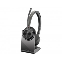 Poly Voyager 4320 UC Stereo USB-A Headset +BT700 USB-A Adapter +Charging Stand (77Y99AA)