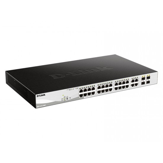 D-Link 28-Port Gigabit Smart Managed PoE Switch (DGS-1210-28MP)