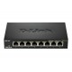 D-Link Switch 8-Port Gigabit Ethernet Metal Housing Unmanaged (DGS- 108GL)