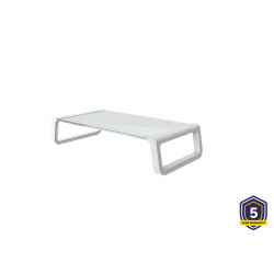 TRUST MONITOR STAND MONTA GLASS WH 25351