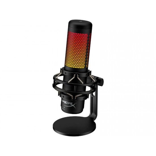 HyperX QuadCast S USB Microphone - RGB Lighting - Black/Grey - 4P5P7AA