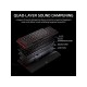 CORSAIR Keyboard VANGUARD 96 PRO LCD (RGB, MGX Hyperdrive, PBT)