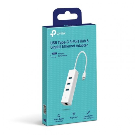 TP-Link Ethernet Adapter USB Type-C 3P-Port (UE330C)