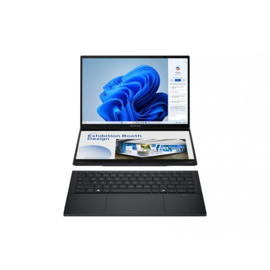 Laptop Asus Zenbook Duo 14'' OLED / ARL H Core Ultra 7/ 32GB /1TB SSD/ Intel Arc Graphics/ Windows 11 Pro/ Touch/ 2Y 90NB14X1-M00A30