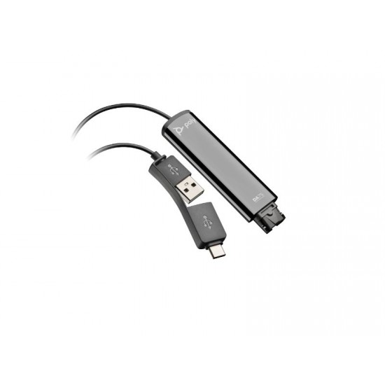 Poly DA75 USB to QD Black Adapter TAA (786C6AA)