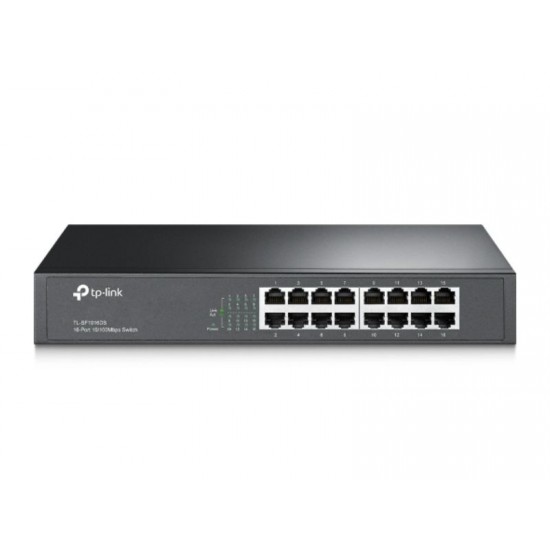 Tp-Link 16-Port 10/100Mbps Desktop/Rackmount Switch (TL-SF1016DS)