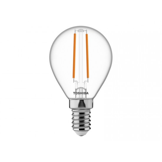 TOSHIBA LED FILAMENT G45 E14 2.5W 2700K