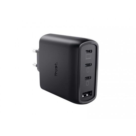 Trust Maxo 65W 4P GaN Charger BLK - 26067