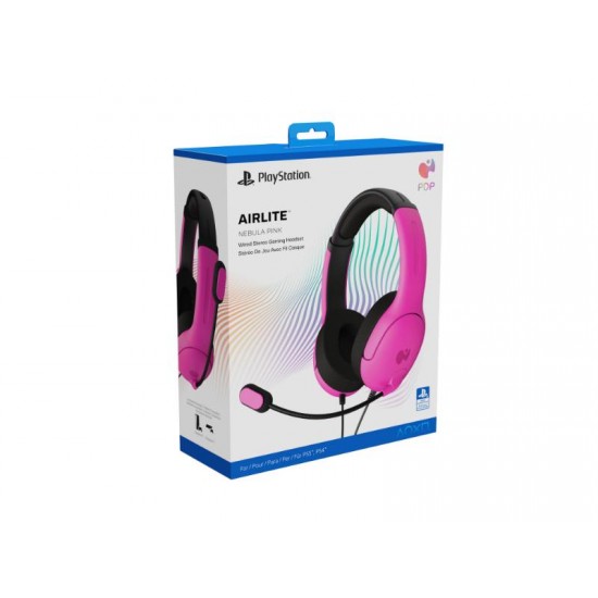 PDP Airlite Wired  Stereo Headset for PlayStation -Nebula Pink