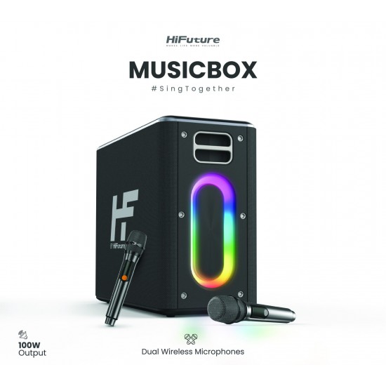 HiFuture MusicBox Black Party Bluetooth Speaker