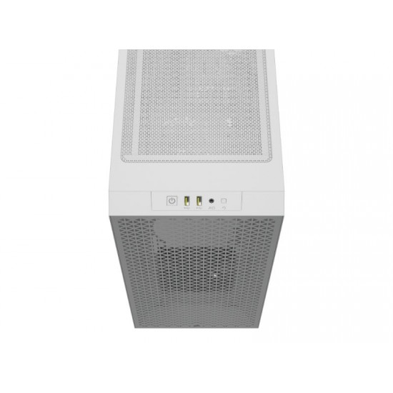 Corsair Mid Tower ATX Case 3000D Airflow Windowed Tempered Glass - White - CC-9011252-WW