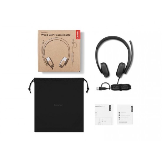 LV Wired VoIP Headset 5000 4XD1R88995